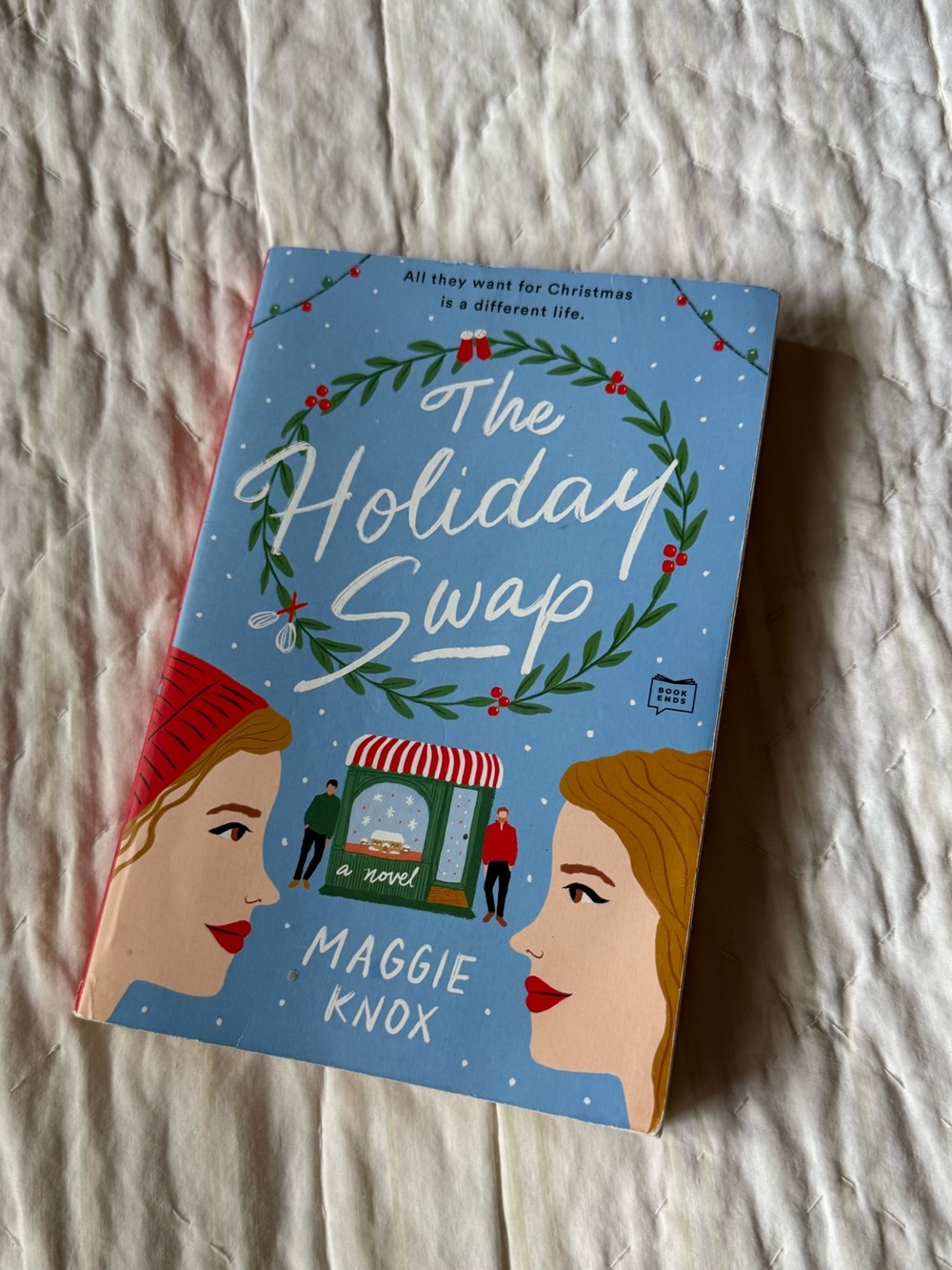 The Holiday Swap by Maggie Knox - Blue Holiday Paperback Novel